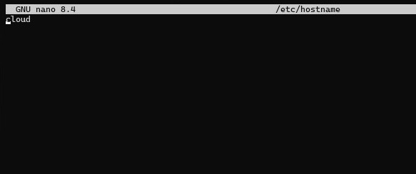 Hostname Hostname