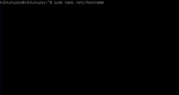Hostname Hostname