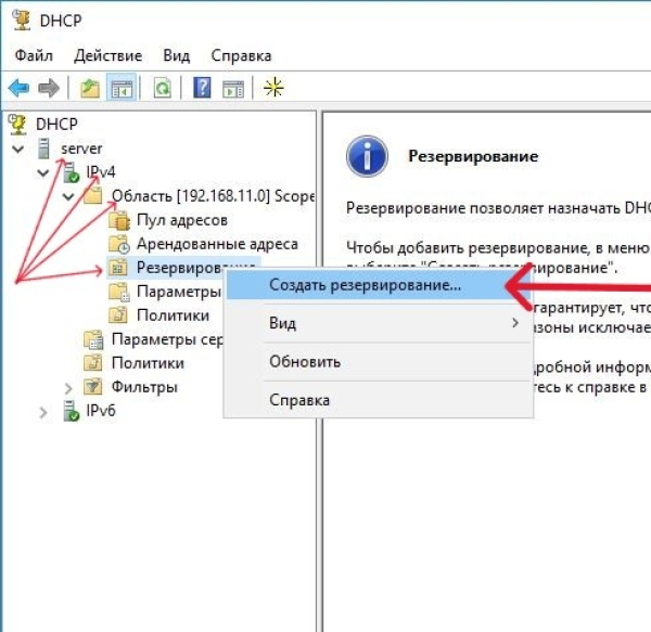 Резервирование Резервирование